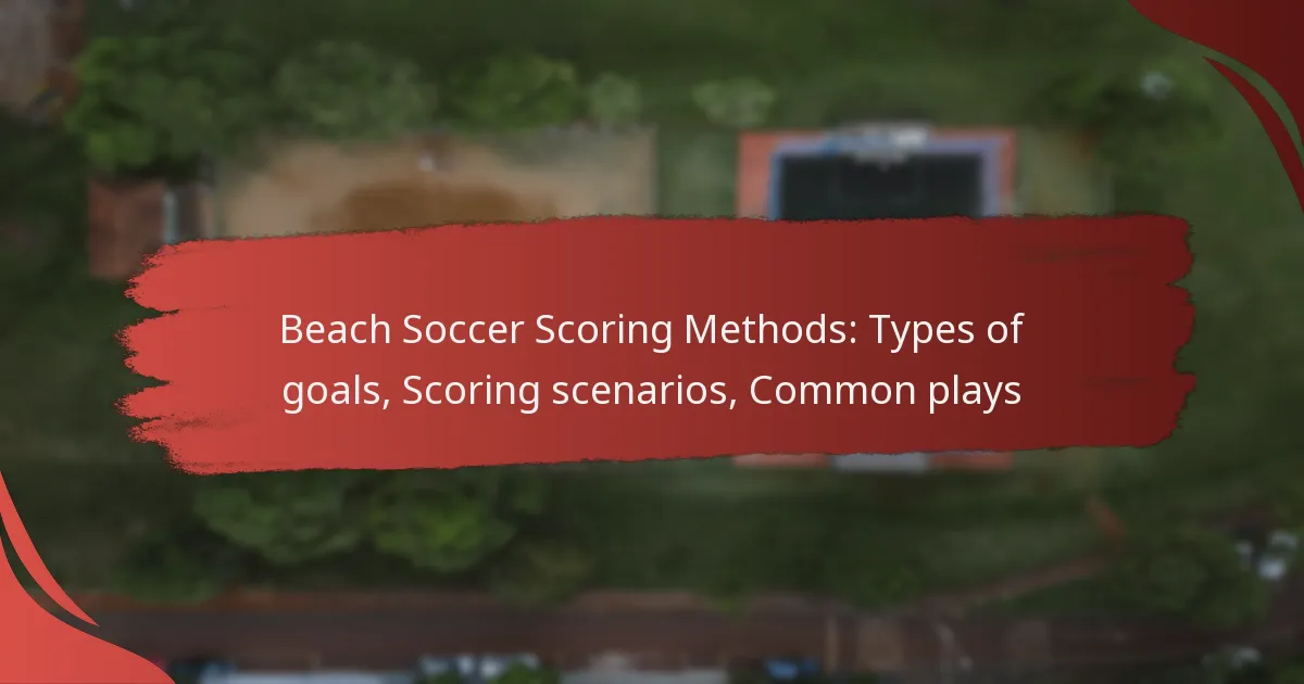 Beach Soccer Scoring Methods: Types of goals, Scoring scenarios, Common plays
